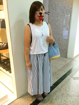 Shinyさん（レディース・160cm）の夏コーディネート