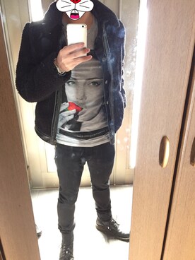 まっきんとっしゅさん（メンズ・173cm）の冬コーディネート