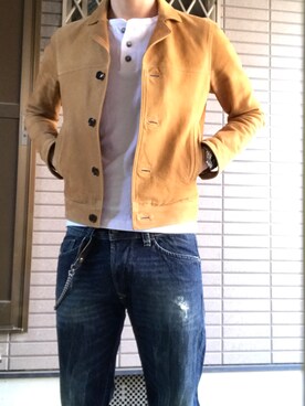 Rags McGREGOR （ラグスマックレガー）の「4 BUTTONS LEATHER JACKET 