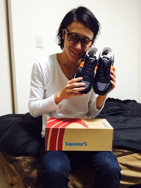 keeさんの（Saucony | サッカニー）を使ったコーディネート