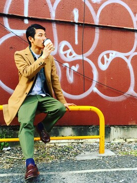 「Saturdays NYC（サタデーズ ニューヨークシティ ）のアイテム（その他）」を使った、Tatsuさん（メンズ・178cm）の冬コーディネート