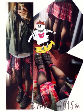 「JELLY BEANS（ジェリービーンズ）のアイテム（パンツ）」を使った、あをさん（レディース・150cm）の春コーディネート