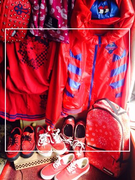 「オールドスクール」｜「アイテム（その他シューズ）」を使った、あをさん（レディース・150cm）の春コーディネート