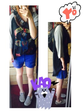 「JELLY BEANS（ジェリービーンズ）のアイテム（パンツ）」を使った、あをさん（レディース・150cm）の春コーディネート