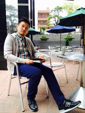 K.ODAさん（メンズ・178cm）の春コーディネート