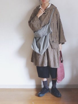 「SULTAN（スルタン）のアイテム」を使った、シモさん（レディース・155cm）の秋コーディネート