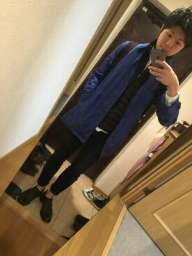 「Request（リクエスト）のアイテム（ジャケット/アウター）」を使った、netuさん（メンズ・165cm）の冬コーディネート