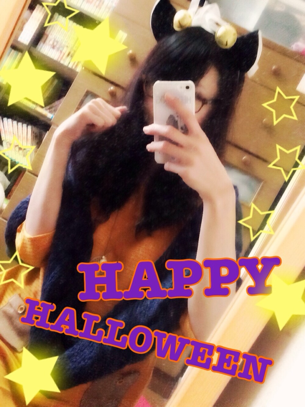 「ハロウィン」｜「groveのアイテム（ワンピース、イエロー系）」を使った、グリさん（レディース・166cm）の秋コーディネートの1枚目の写真
