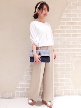 fujiyanさん（レディース・160cm）の春コーディネート