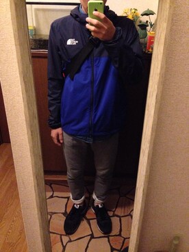 「ナイロンパーカー」｜「アイテム（その他アウター）」を使った、Shoukiさん（メンズ・169cm）の春コーディネート