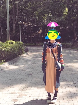 「mercibeaucoup,（メルシーボークー）のアイテム（その他シューズ）」を使った、JWさん（レディース・170cm）の春コーディネート