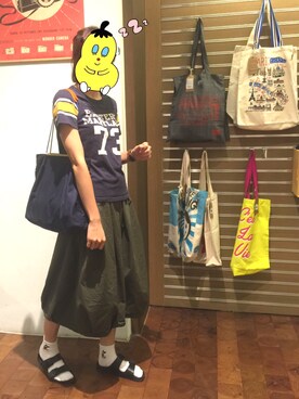 「ro（ロー）のアイテム（バッグ）」を使った、JWさん（レディース・170cm）の秋コーディネート