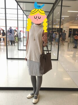 「skirt」｜「アイテム（バレエシューズ）」を使った、JWさん（レディース・170cm）の夏コーディネート