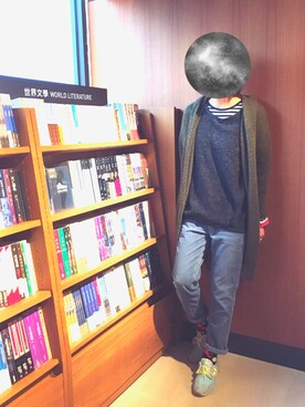 「MONKI（モンキ）のアイテム（ソックス/靴下）」を使った、JWさん（レディース・170cm）の秋コーディネート