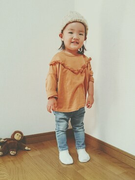 nano.さん（キッズ・80cm）の秋コーディネート