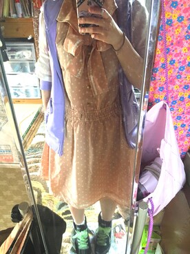 「SWIMMER（SWIMMER）のアイテム（トップス）」を使った、みほさんさん（レディース・154cm）の春コーディネート