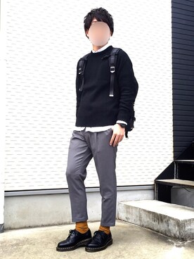 「猫アレルギー」｜SUNさん（メンズ・165cm）の秋コーディネート