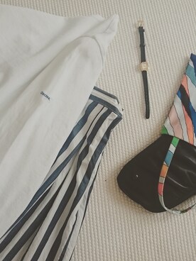 「eb.a.gos（エバゴス）のアイテム（財布/小物）」を使った、satoさん（レディース・153cm）の春コーディネート