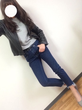 「切りっぱなし」｜「アイテム（パンプス）」を使った、Mimiさん（レディース・167cm）の冬コーディネート