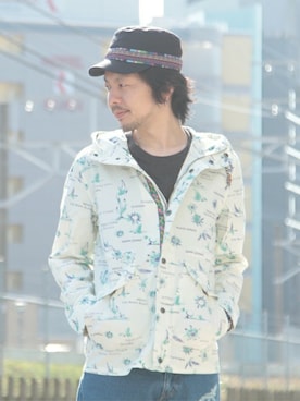 「チチカカ」｜「アイテム（ジャケット/アウター）」を使った、マサさんさん（メンズ・178cm）の冬コーディネート