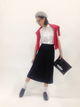 「Paul Smith BLACK Paul by Paul Smith（ポールスミスブラック ポールバイポールスミス）のアイテム」を使った、ゆえんさん（レディース・162cm）の春コーディネート