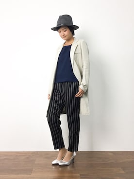「TODAYFUL（トゥデイフル）のアイテム（テーラードジャケット）」を使った、ゆえんさん（レディース・162cm）の夏コーディネート