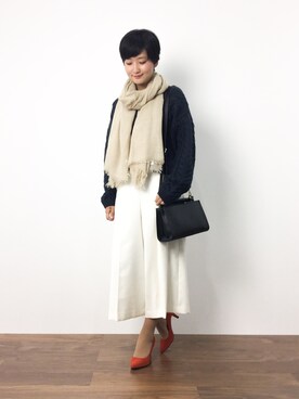「Another Edition（アナザーエディション）のアイテム（シューズ）」を使った、ゆえんさん（レディース・162cm）の秋コーディネート