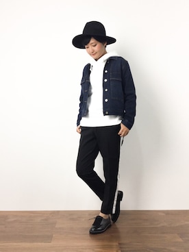 「Another Edition（アナザーエディション）のアイテム（シューズ）」を使った、ゆえんさん（レディース・162cm）の秋コーディネート