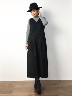 「MidiUmi（ミディウミ）のアイテム」を使った、ゆえんさん（レディース・162cm）の秋コーディネート