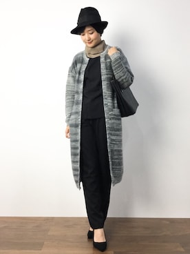 「titivate（ティティベイト）のアイテム（つなぎ/オールインワン）」を使った、ゆえんさん（レディース・162cm）の秋コーディネート