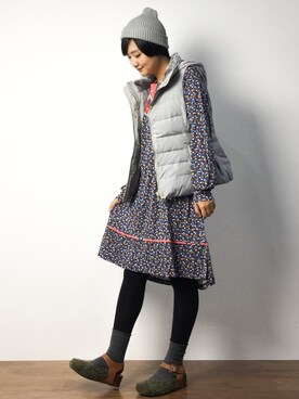 「Rin clover（リンクローバー）のアイテム」を使った、ゆえんさん（レディース・162cm）の秋コーディネート