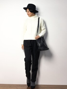 ゆえんさん(レディース・162cm)の冬コーディネート