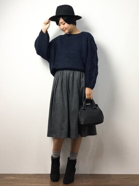 ゆえんさん（レディース・162cm）の冬コーディネート