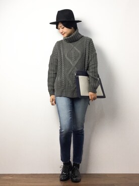 ゆえんさん（レディース・162cm）の冬コーディネート