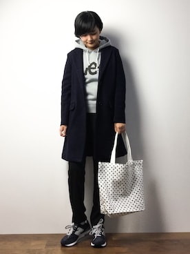 「SHIPS Days（シップスデイズ）のアイテム（ジャケット/アウター）」を使った、ゆえんさん（レディース・162cm）の冬コーディネート