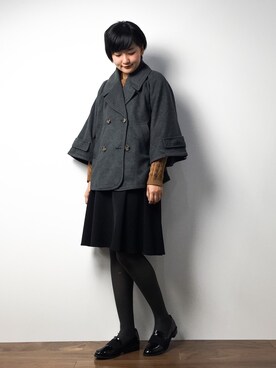 「PEACH JOHN（ピーチジョン）のアイテム」を使った、ゆえんさん（レディース・162cm）の冬コーディネート