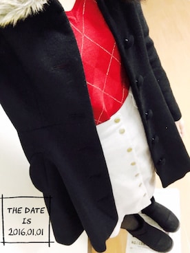 ひかさん（レディース・153cm）の冬コーディネート