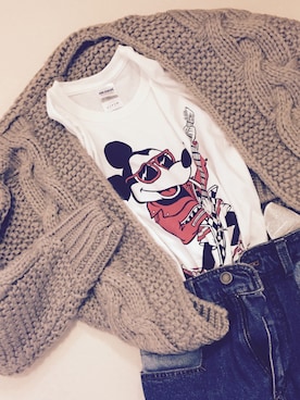 「WOWSTYLE（WOWSTYLE）のアイテム」を使った、リリーさん（レディース・163cm）の冬コーディネート