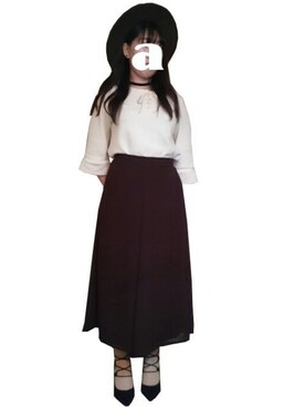 「HVC（エイチブイシー）のアイテム（帽子）」を使った、あるみさん（レディース・150cm）の秋コーディネート