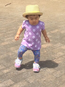 shimoさん（キッズ・70cm）の夏コーディネート