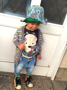 ななさん(キッズ・90cm)の夏コーディネート