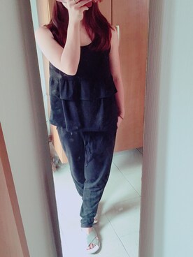 「ARIES（アリーズ）のアイテム（パンツ）」を使った、Sa0さん（レディース・147cm）の夏コーディネート