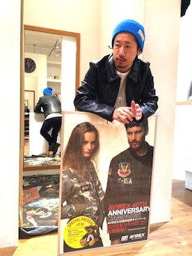 「ニットキャップ」｜「アイテム（ライダースジャケット）」を使った、Kouki Niimiさん（メンズ・161cm）の夏コーディネート