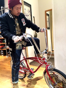 「自転車スタイル」｜Kouki Niimiさん（メンズ・161cm）の秋コーディネート