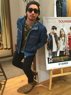 avirex/ アヴィレックス / SHEEP STAND TRUCKER JACKET/ シープ 