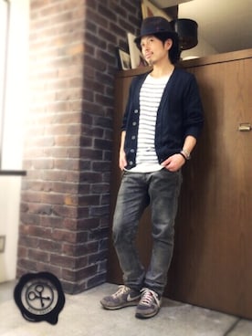 「H&M DIVIDED（エイチアンドエム　ディヴァイデッド）のアイテム」を使った、別宮聖一 ( ベックセイイチ )さん（メンズ・169cm）の冬コーディネート