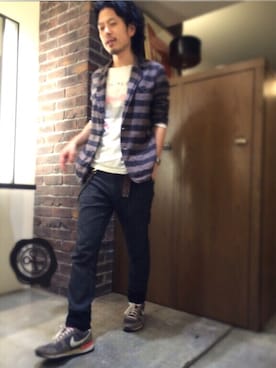 「AMERICAN RAG CIE（アメリカンラグシー）のアイテム」を使った、別宮聖一 ( ベックセイイチ )さん（メンズ・169cm）の春コーディネート