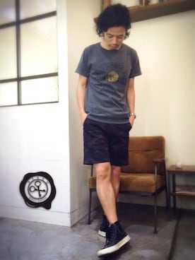 「アイテム（パンツ）」を使った、別宮聖一 ( ベックセイイチ )さん（メンズ・169cm）の夏コーディネート