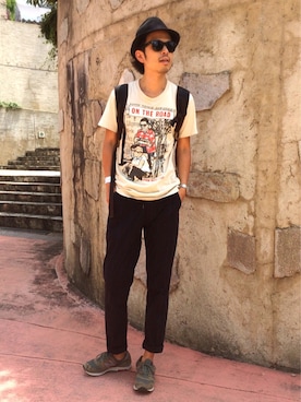 「AMERICAN RAG CIE（アメリカンラグシー）のアイテム」を使った、別宮聖一 ( ベックセイイチ )さん（メンズ・169cm）の秋コーディネート