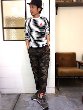 「AMERICAN RAG CIE（アメリカンラグシー）のアイテム」を使った、別宮聖一 ( ベックセイイチ )さん（メンズ・169cm）の秋コーディネート